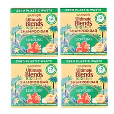 Image of Garnier Ultimate Blends Apricot KIDS Shampoo Bar 60g - 4 PACK