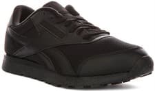 Image of Reebok Royal Prime Run Retro Lace Up Mens Trainers In Black UK 8 - 12