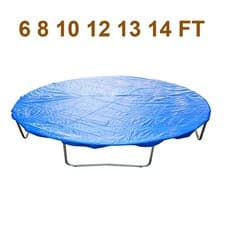 Image of 6FT 8FT 10FT 12FT 13FT 14FT Trampoline Rain Cover Weather Rain Dust Cover