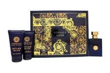 Image of Versace Pour Homme Dylan Blue Gift Set 50ml EDT + 50ml A/S Balm + 50ml Perfumed