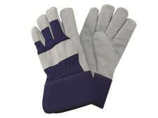 Image of Kent & Stowe Navy Fleece Lined Rigger Gloves - Medium