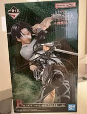 Image of Ichiban Kuji Attack on Titan The Rumbling Prize B Levi Ackerman Figure Bandai JP