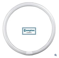Image of Crompton Lamps 32W T9 Fluorescent Circular 4 Pin Light Bulbs Cool White 4000K