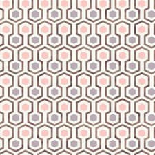Image of Good Vibes Multicolor Hexagons & Stones Wallpaper Metallic Geometric Modern