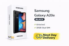 Image of Boxed Samsung Galaxy A20e unlocked 32GB, Dual SIM 4G BLACK Warranty Grade "A++++