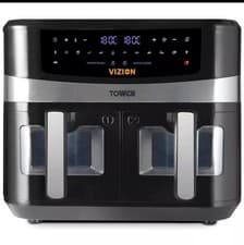Image of Tower Vortx Vizion 9L Dual Basket Air Fryer NEW