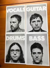 Image of Kings Of Leon - Postcard - NEW - Promo Set Of 4 Postcards Still Sealed