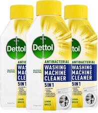Image of Dettol Washing Machine Cleaner Lemon 250ml Kills 99.9% of Bacteria pack of 3