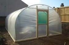 Image of Polytunnel 12ft (3.66m) Wide - Poly Tunnel Greenhouse - Galvanised Steel Frame