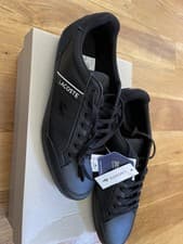 Image of Genuine Lacoste Chaymon 318 Black Leather UK Size 9