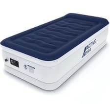 Image of Active Era® Luxury Single Air Bed Air Mattress with Built-in Pump and Pillow