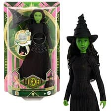 Image of Mattel Wicked Singing Elphaba Fashion Doll & Accessories, Posable with