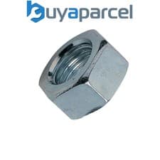 Image of ForgeFix 100NUT8 Hexagon Nut ZP M8 Bag 100 FORNUT8M