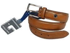 Image of NEW Nautica mens Feathered Edge With Double-stitch Casual Leather belt SIZE: 36