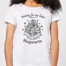 Image of Harry Potter Waiting For My Letter From Hogwarts Tee Women's | Official | White