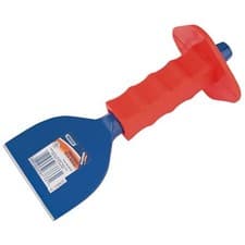 Image of Draper 1x 225x100mm Brick Bolster with Hand Guard Professional Tool 63733
