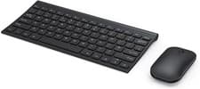Image of Seenda Small Wireless Keyboard and Mouse, Ultra Compact Rechargeable USB Keyboar