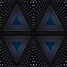Image of Good Vibes Decoprint Triangles & Prism Geometric Print Paste The Wall Wallpaper