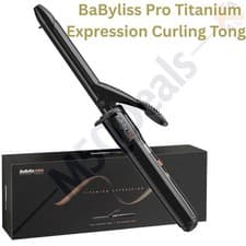 Image of BaByliss Pro Titanium Expression Curling Tong 19 mm. Foe Defined Curls