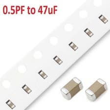 Image of 100PCS 4V 6.3V 10V 16V 25V 35V 50V 100V 0603 SMD Capacitors Range 0.5PF to 47uF