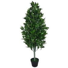 Image of 120cm (4ft) Artificial Topiary Bay Tree Pyramid Cone - Extra Large