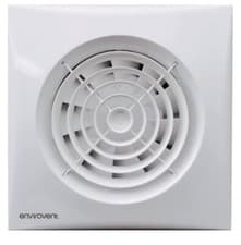 Image of Envirovent SIL100T Ultra Quiet Bathroom Extractor Fan - White - (WITH TIMER)