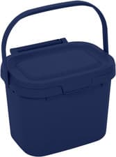 Image of Addis Everyday Kitchen Food Waste Compost Caddy Bin, 4.5 Litre, Made from Recycl