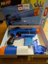 Image of Nerf Fortnite SP-R & Pistol - Includes SP-R Blaster & 3 Llama Targets NEW