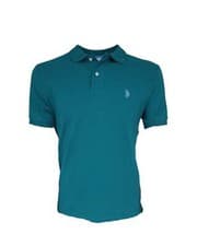 Image of T-Shirt U.S. Polo Assn. Polo Shirt Man Cotton Petrolium