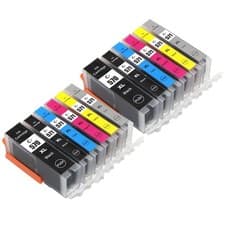 Image of 12 PGI-570 CLI-571 XL Compatible Inks Set of Cartridges for Canon Printers