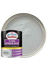 Image of Sandtex 10 Year Exterior Satin Paint - Cloudy Day - 750ml