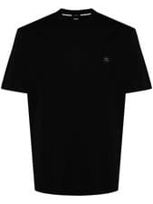 Image of Hugo Boss Men's Taut Small Logo Short Sleeve T-Shirt, Black