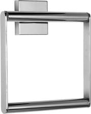 Image of Croydex Flexi-Fix Chester Towel Ring, Metal, 168 x 153 x 58mm, Silver