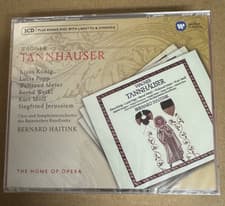 Image of Wagner: Tannhäuser Bernard Haitink 3 CD box set NEW