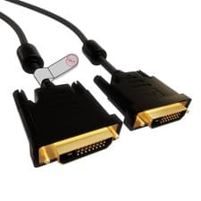 Image of DVI to DVI Cable DVI-D Dual Link Male 24+1 Digital Video Monitor Lead 1m to 10m