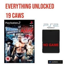 Image of WWE Smackdown vs Raw 2011 100% Unlocked Legends PS2 PlayStation 2 WWF CAW CAWS