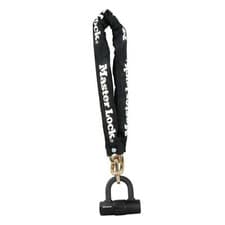 Image of Master Lock Chain With Mini U-Lock 10mm X 90cm 8234 Black