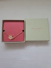 Image of Ted Baker Bracelet Flower Adjustable Length New In Box Jewellery Accessory Gift