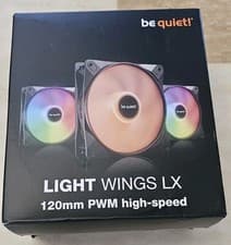 Image of be quiet! Light Wings LX 120mm PWM High-Speed Fan, ARGB Lighting, Black, Ultra-Q