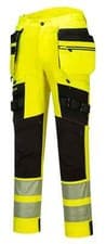 Image of PORTWEST DX4 Hi Vis Detachable Holster Trouser Triple-stitched Safety Pant DX442