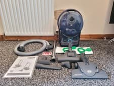 Image of Sebo Airbelt D2 Blue Komfort E Power Bagged Cylinder Vacuum Cleaner