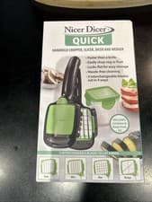 Image of Nicer Dicer Quick Hand-Held Chopping, Slicing, Dicing Machine Brand New