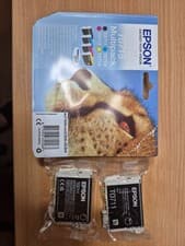 Image of Epson T0715 Cheetah Original Genuine 5 Multipack Ink Cartridges T0715