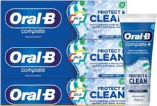 Image of New Oral B Protect & Clean Toothpaste Whitening Plaque Removal Fluoride