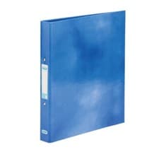 Image of Elba Classy A4 Plus 25mm Blue Ring Binder Premium Quality Folders 2 Ring 2 pack)