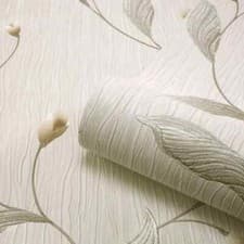 Image of Belgravia Tiffany Platinum Floral Heavyweight Textured Vinyl Wallpaper Grey 161