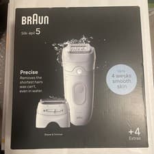 Image of Braun Silk.Epil 5 Se5-041 Wet & Dry +4extras Epilator Hair Removal ❤️