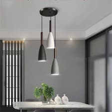 Image of 3 Way Pendant Lamp Ceiling Light Hanging Retro Dinging Room Energy Saving Light