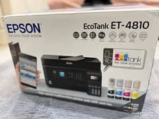 Image of Epson EcoTank ET-4810 Colour Inkjet All-In-One Printer - Black With Inks