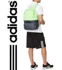 Image of New adidas DER Backpack Black / Green gym school college laptop rucksack
